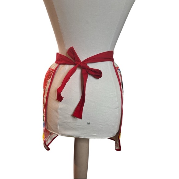 Vintage geometric apron - Picture 3 of 5